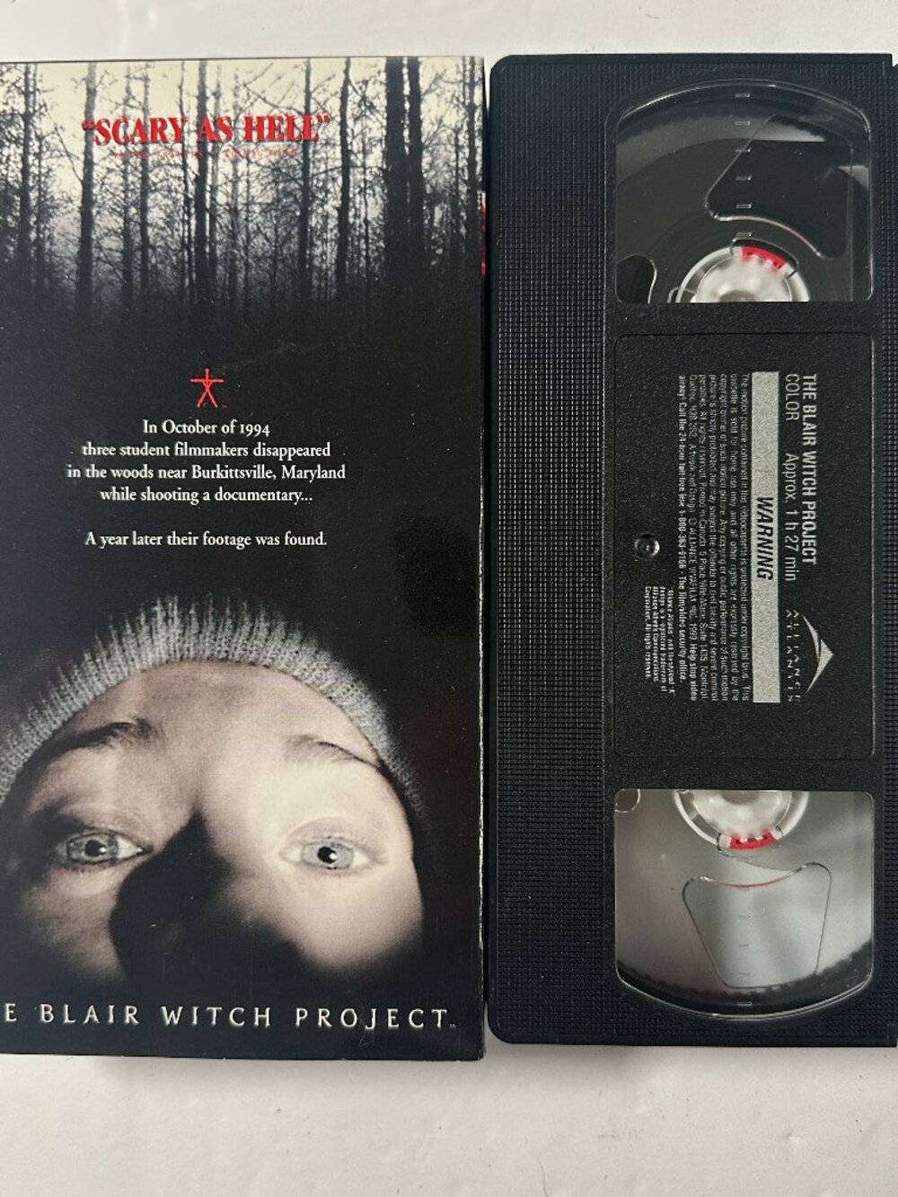 The Blair Witch Project VHS, 1999 Rated R Horror 87Mins Artisan Home Video
